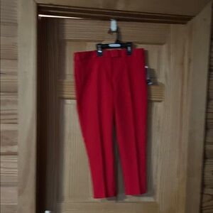 Liz Claiborne Men's Bold Red Dress Pants